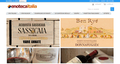 Desktop Screenshot of enotecaitalia.biz